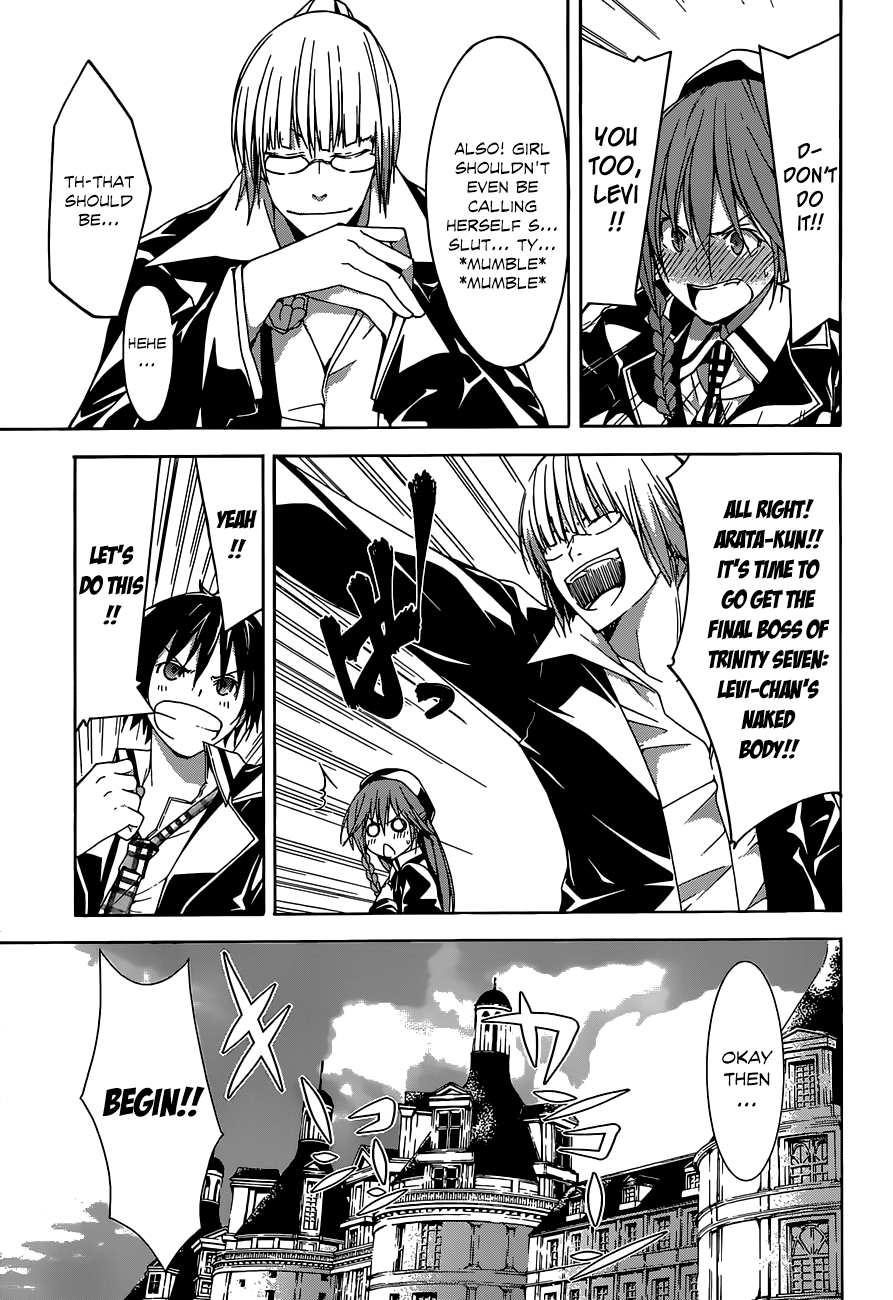 Trinity Seven: 7-Nin No Mahoutsukai - Vol.9 Chapter 38: School Festival & Sticks