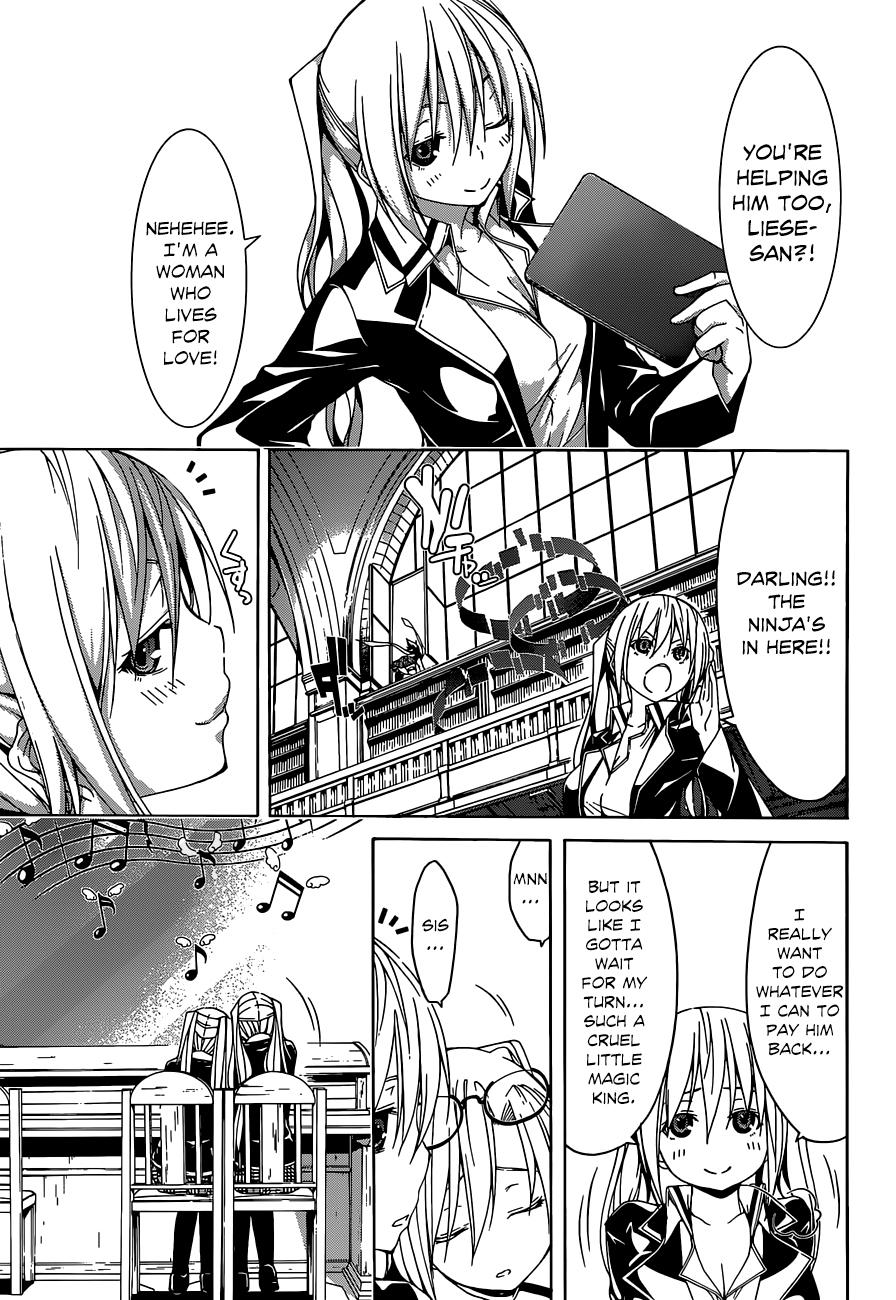 Trinity Seven: 7-Nin No Mahoutsukai - Vol.9 Chapter 38: School Festival & Sticks