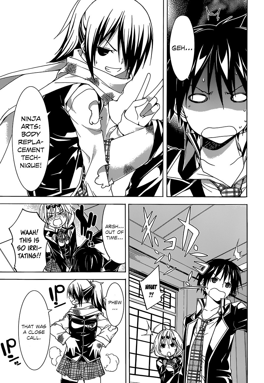 Trinity Seven: 7-Nin No Mahoutsukai - Vol.9 Chapter 38: School Festival & Sticks