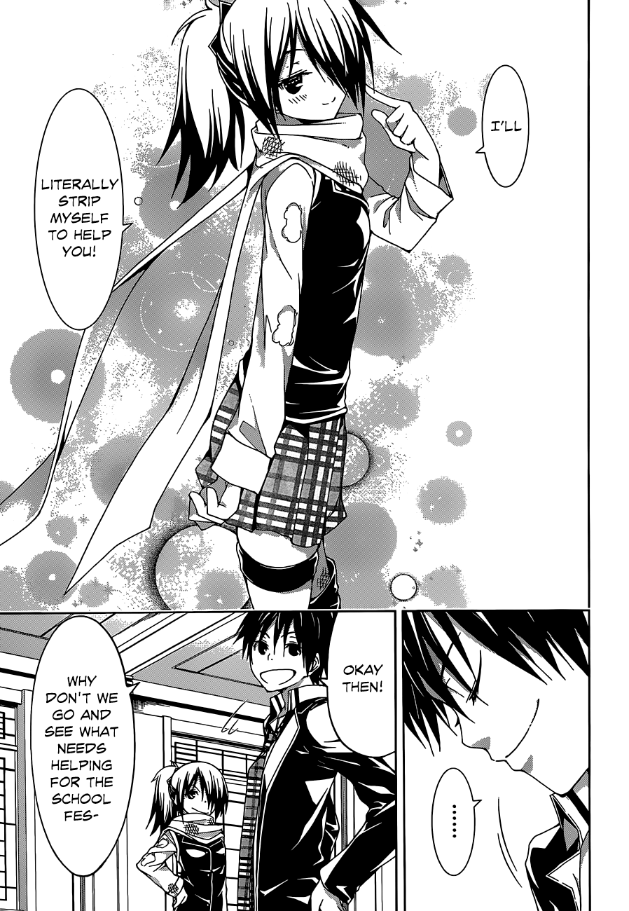 Trinity Seven: 7-Nin No Mahoutsukai - Vol.9 Chapter 38: School Festival & Sticks