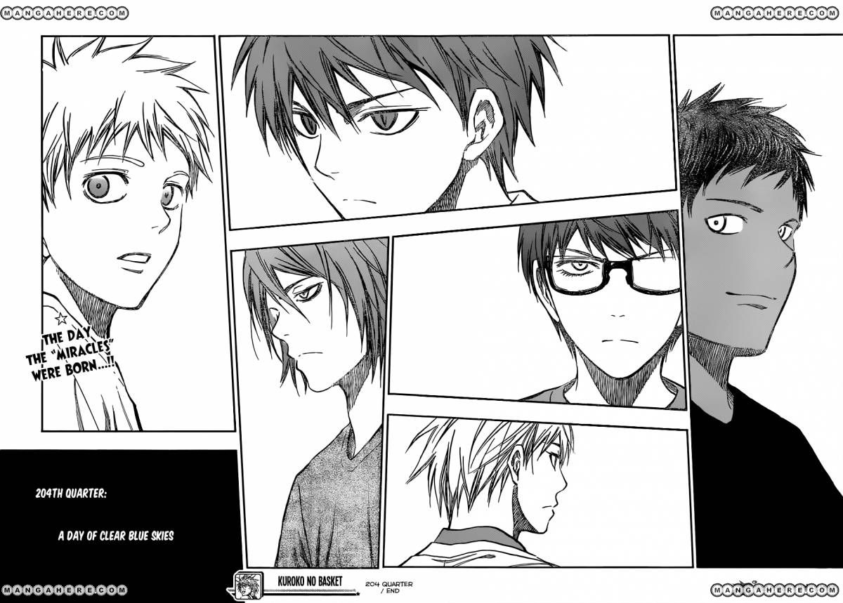 Kuroko No Basket - Vol.20 Chapter 204 : A Day Of Clear Blue Skies