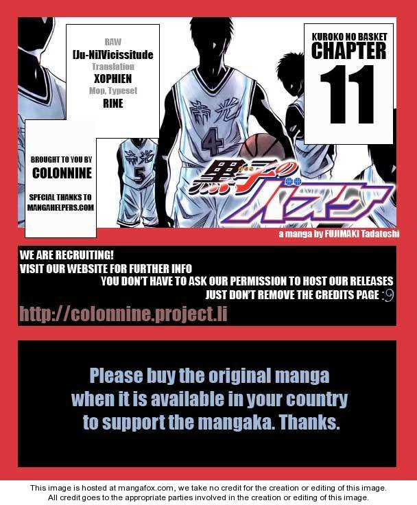 Kuroko No Basket - Vol.02 Chapter 011 : Your Basketball