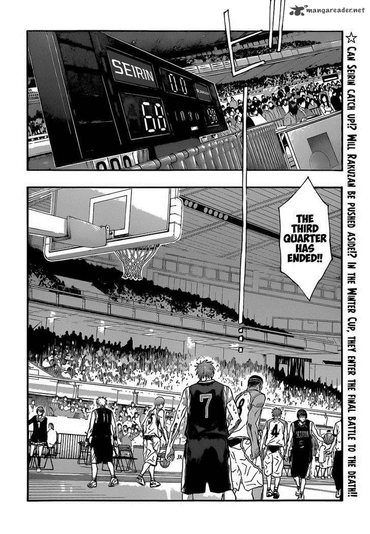 Kuroko No Basket - Vol.23 Chapter 257 : Let's Do This, Rakuzan!!