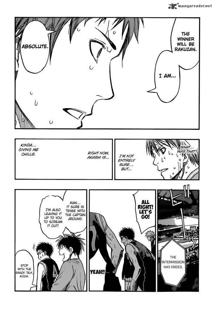 Kuroko No Basket - Vol.23 Chapter 257 : Let's Do This, Rakuzan!!