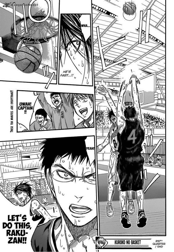 Kuroko No Basket - Vol.23 Chapter 257 : Let's Do This, Rakuzan!!