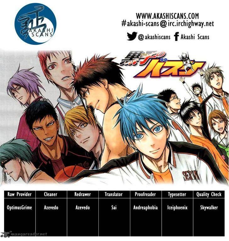 Kuroko No Basket - Vol.23 Chapter 257 : Let's Do This, Rakuzan!!