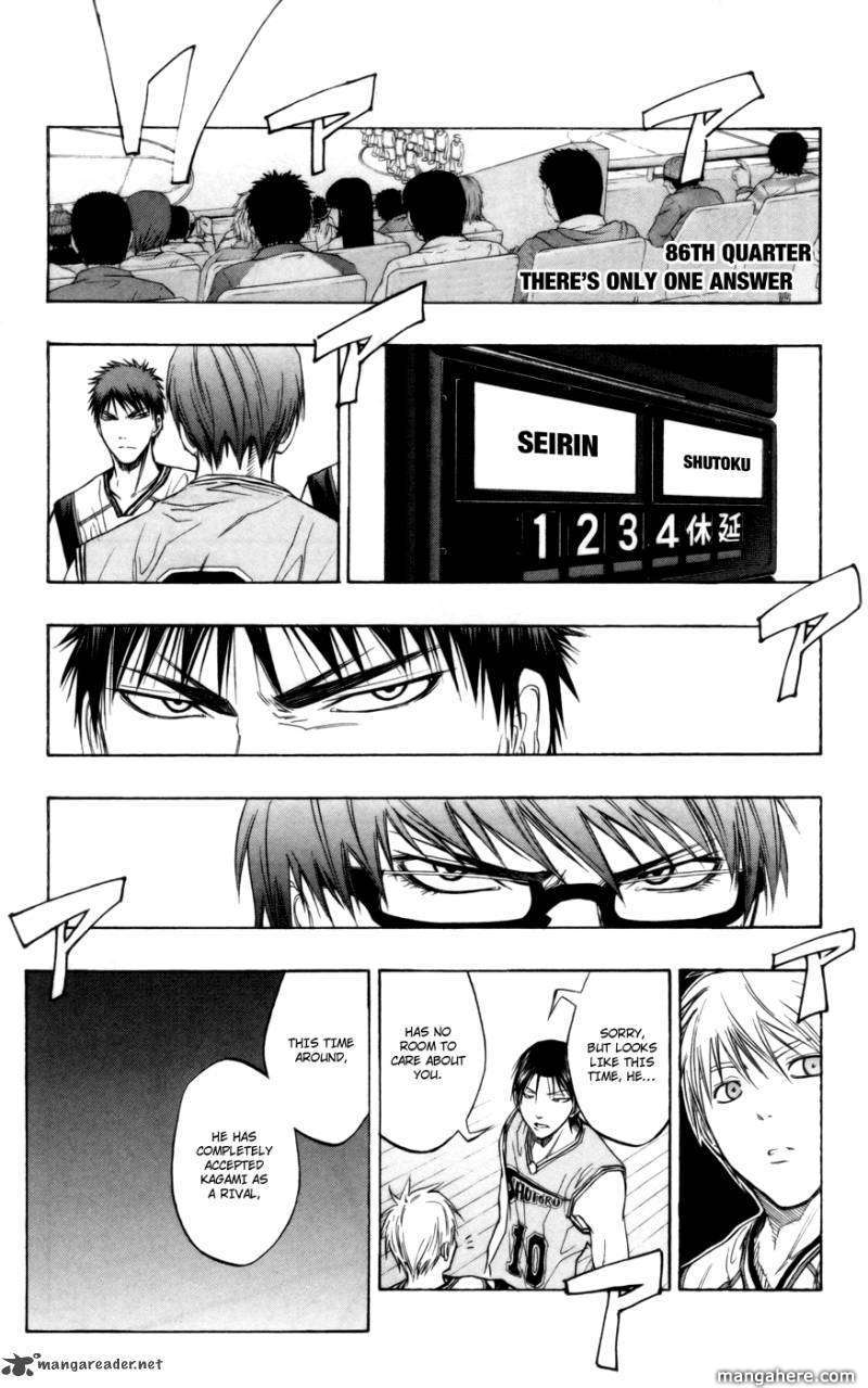 Kuroko No Basket - Vol.10 Chapter 086 : There's Only One Answer