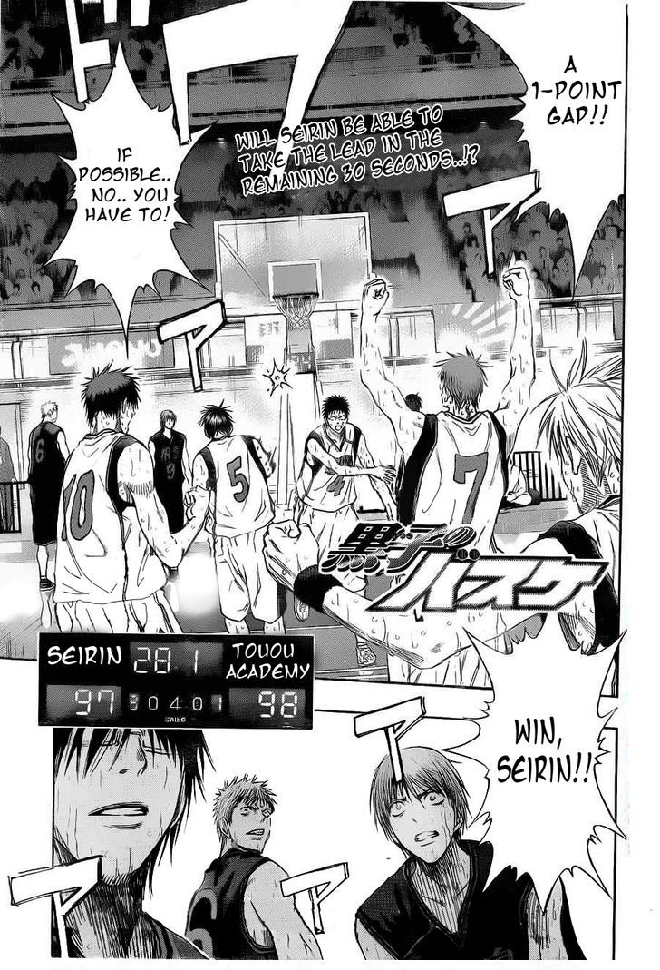 Kuroko No Basket - Vol.16 Chapter 137 : Like We'd Lose