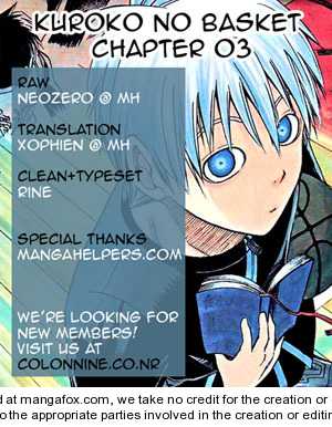 Kuroko No Basket - Vol.01 Chapter 003 : I Am Serious