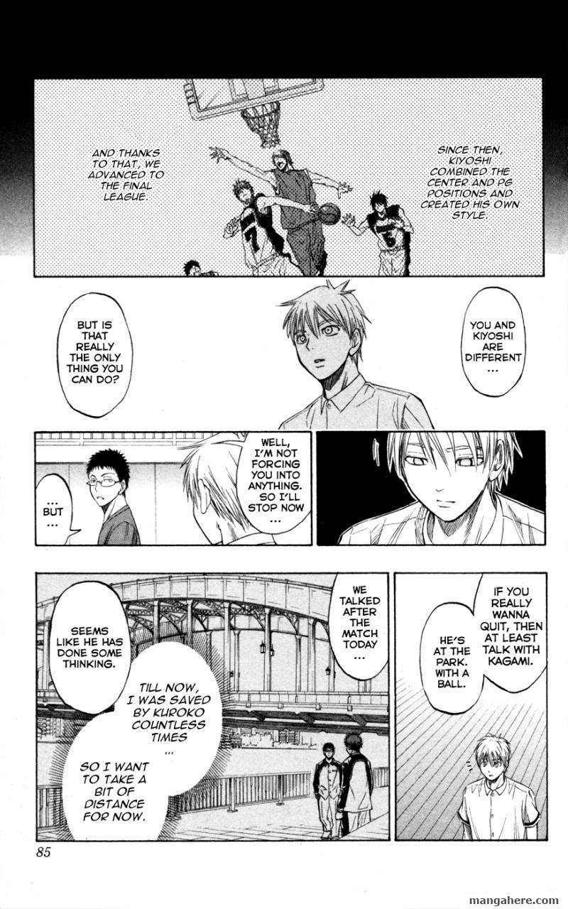 Kuroko No Basket - Vol.07 Chapter 056 : Abandoning