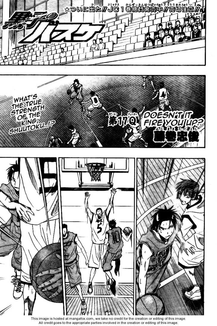 Kuroko No Basket - Vol.03 Chapter 017 : Doesn't It Fire You Up?