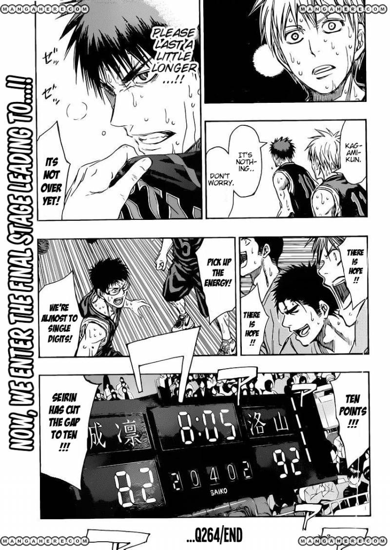 Kuroko No Basket - Vol.23 Chapter 264 : It Is The First Time!!