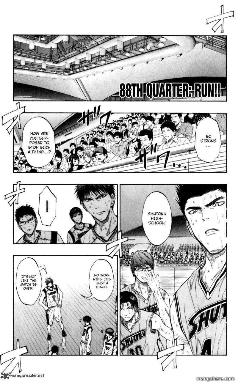 Kuroko No Basket - Vol.10 Chapter 088 : Run!!