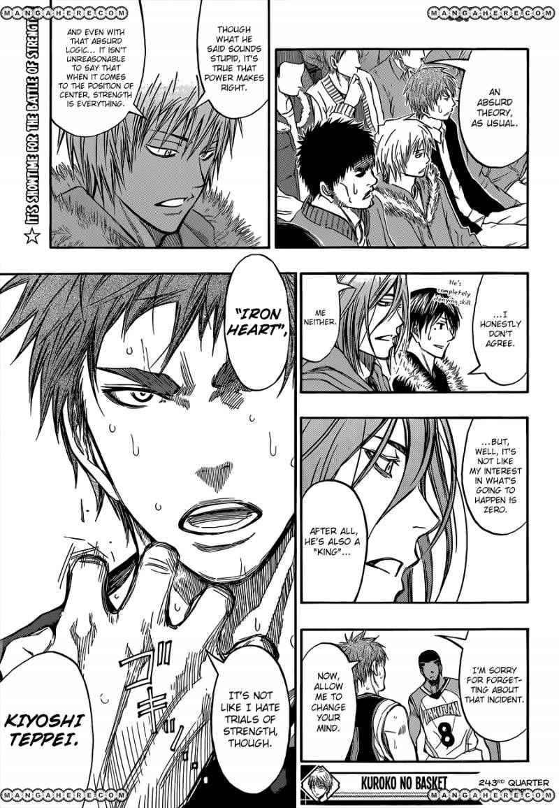 Kuroko No Basket - Vol.23 Chapter 243 : I've Already Won(Akashi Scans Version)