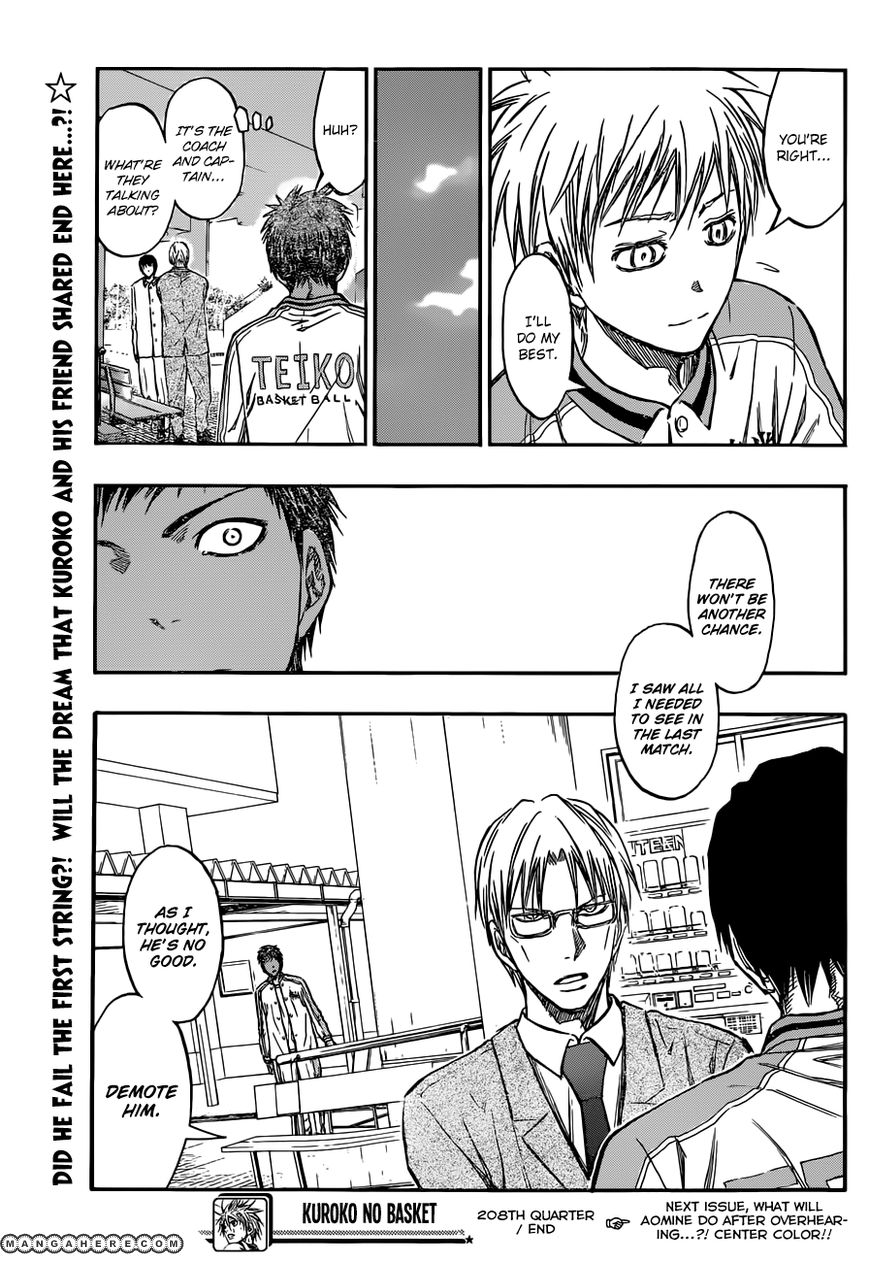 Kuroko No Basket - Vol.20 Chapter 208 : I'm Alright