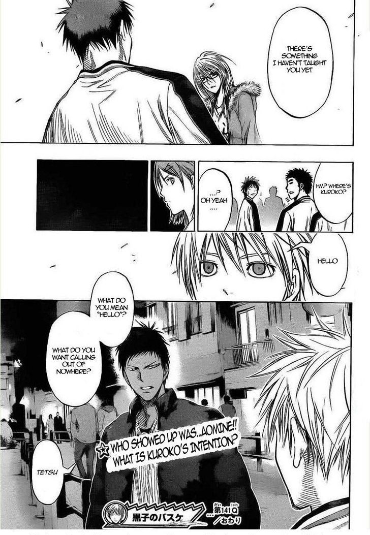 Kuroko No Basket - Vol.16 Chapter 141 : Nice To Meet You