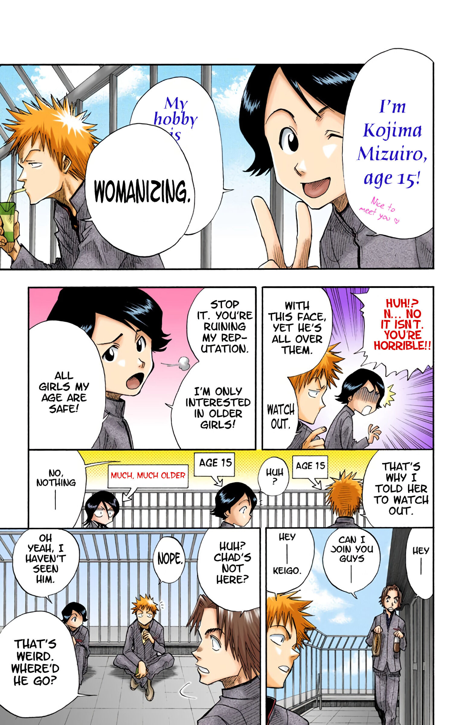 Bleach - Digital Colored Comics - Vol.1 Chapter 7: The Pink Cheeked Parakeet