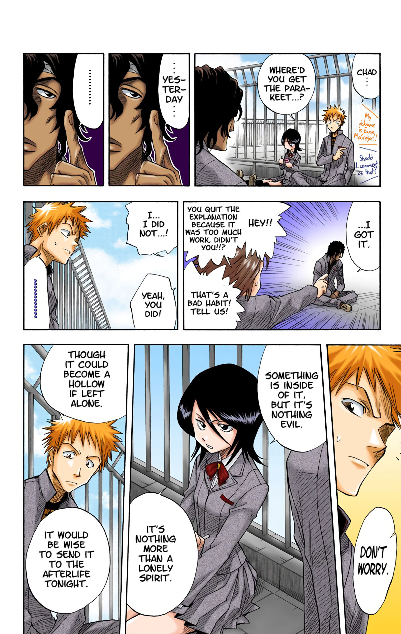 Bleach - Digital Colored Comics - Vol.1 Chapter 7: The Pink Cheeked Parakeet