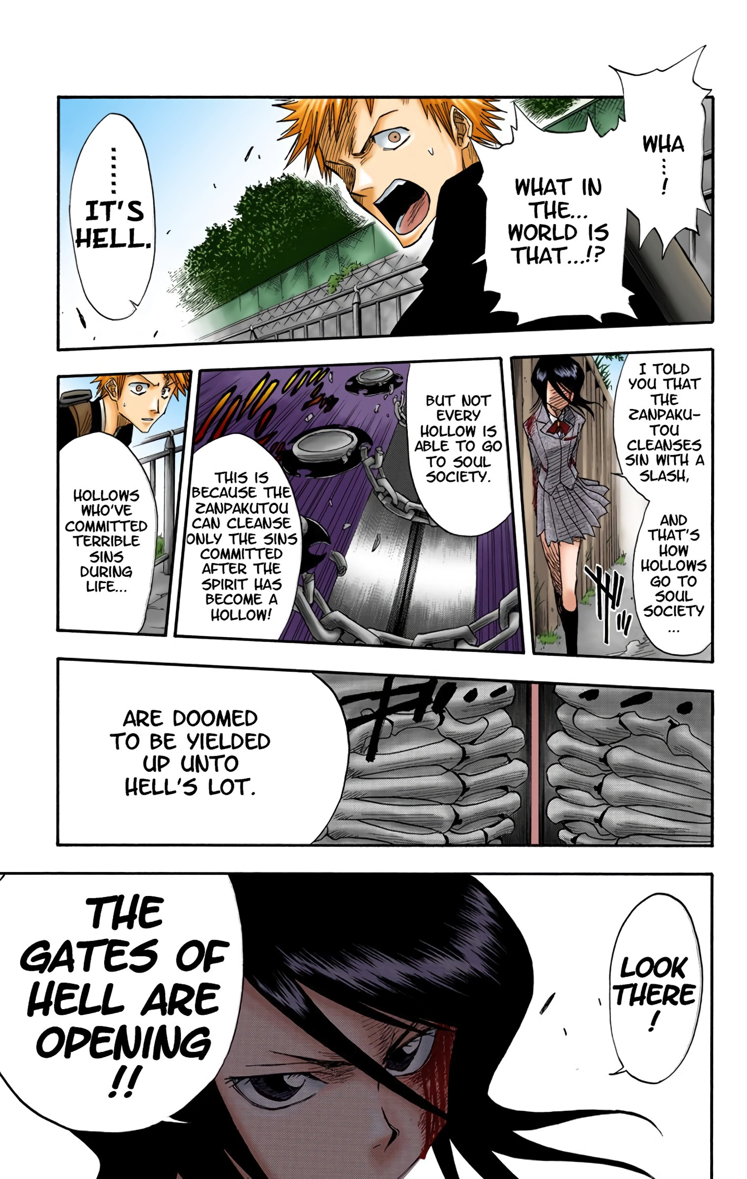 Bleach - Digital Colored Comics - Vol.2 Chapter 12: The Gate Of The End