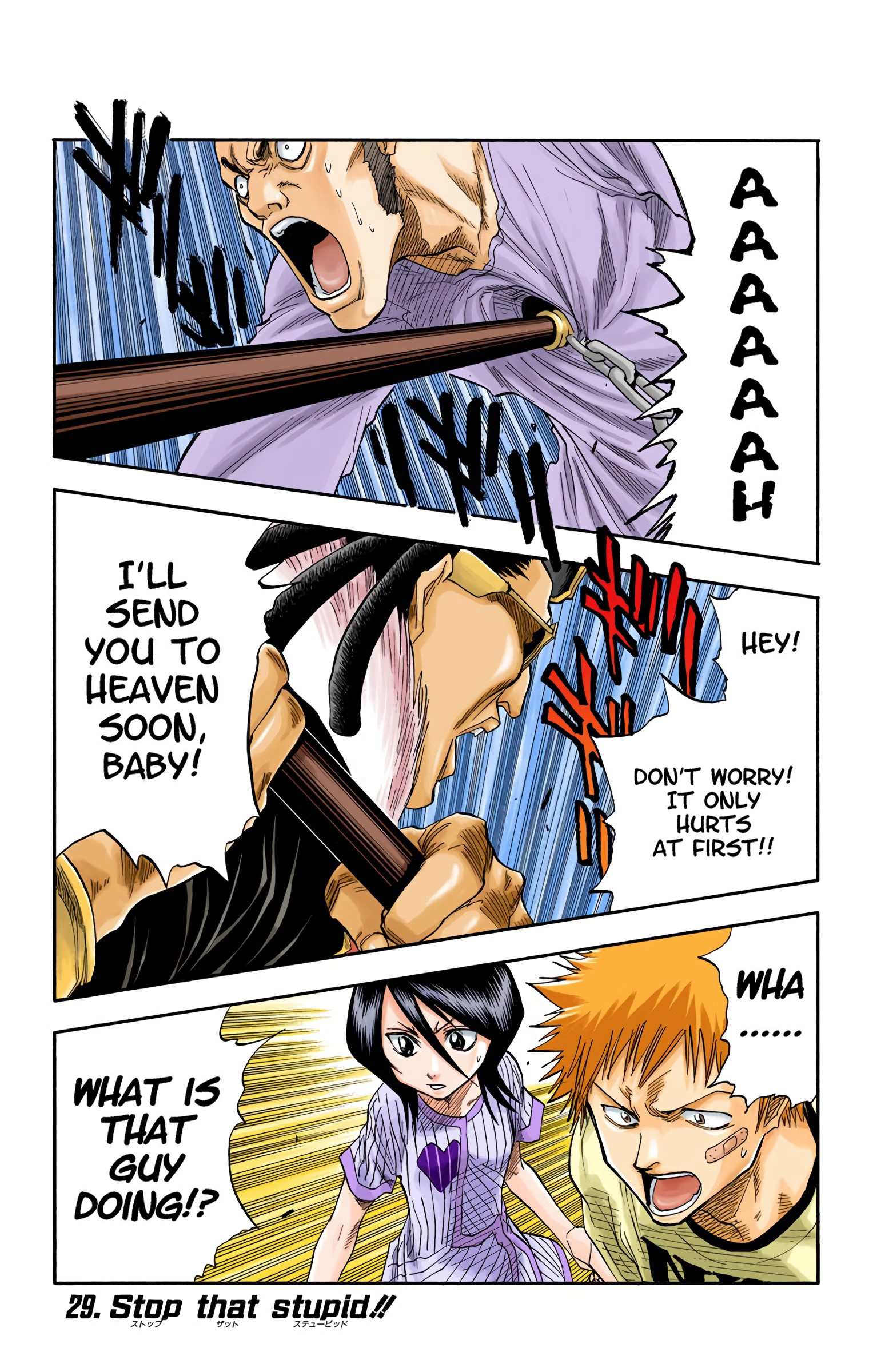 Bleach - Digital Colored Comics - Vol.4 Chapter 29: Stop That, Stupid!!