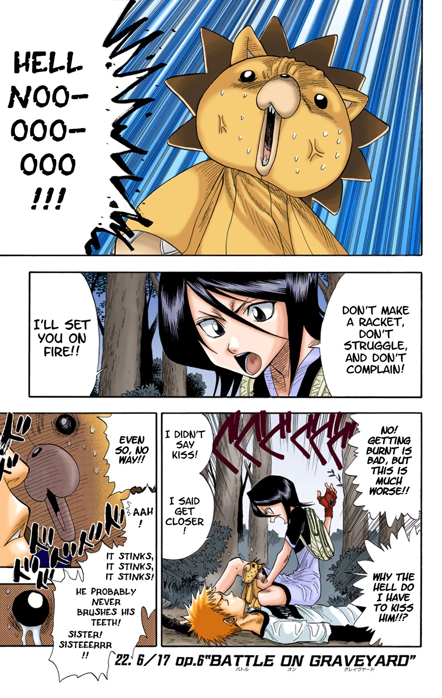 Bleach - Digital Colored Comics - Vol.3 Chapter 22: 6/17 Op. 6 A Battle In The Graveyard