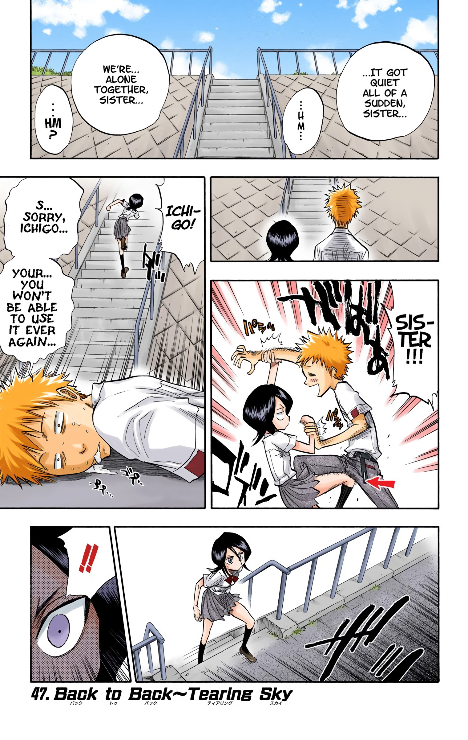 Bleach - Digital Colored Comics - Vol.6 Chapter 47: Back-To-Back ~ Tearing Sky