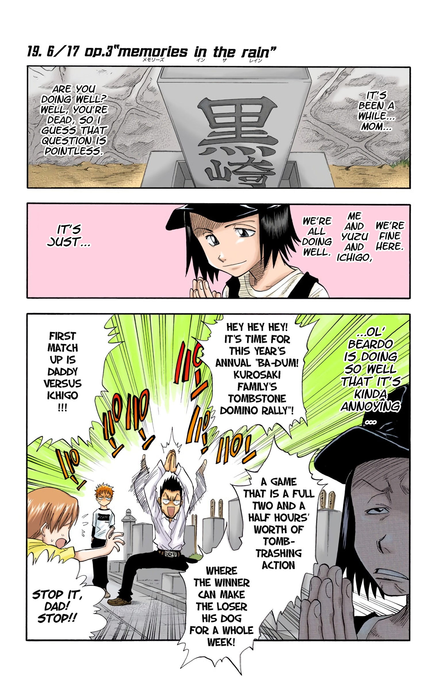 Bleach - Digital Colored Comics - Vol.3 Chapter 19: 6/17 Op. 3 Memories In The Rain