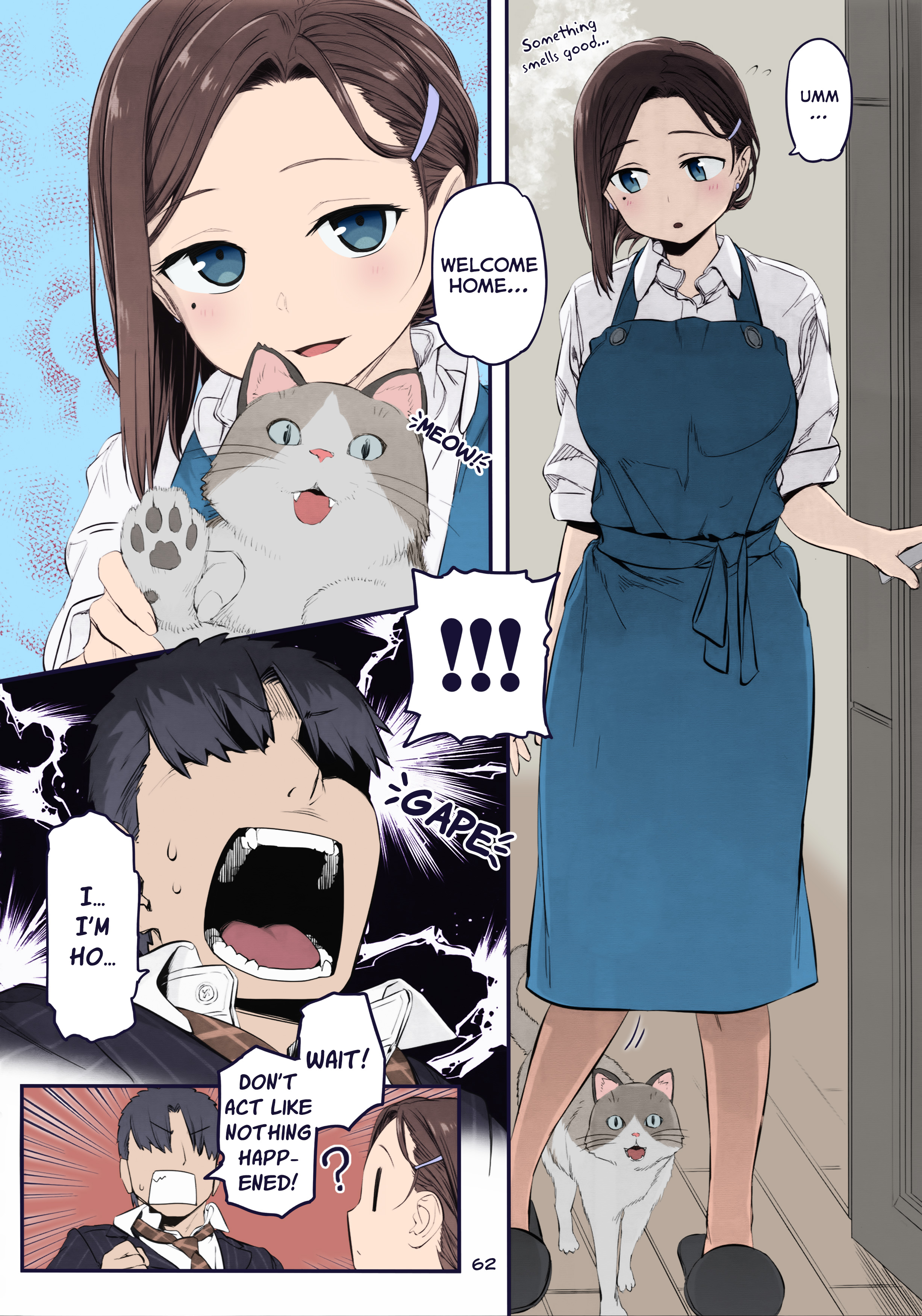 Getsuyoubi No Tawawa (Twitter Webcomic) (Fan Colored) - Vol.9 Chapter 30: Part Ix - Manga: "Kouhai-Chan And The Cat"