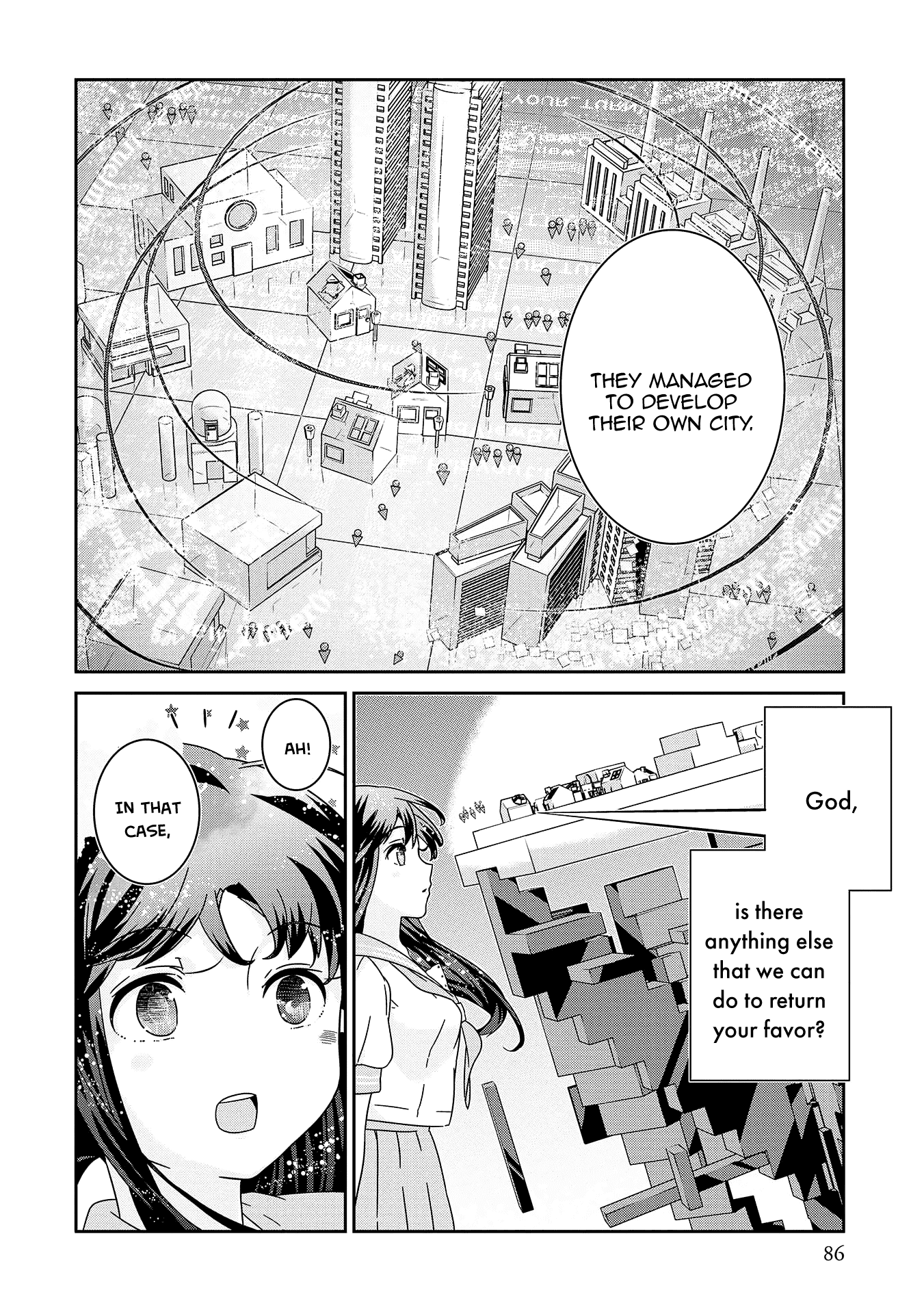 The Female God Of Babel: Kamisama Club In Tower Of Babel - Chapter 8: A Rapidly Developing 8Bittown