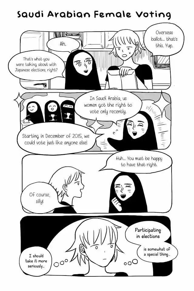 Satoko & Nada - Chapter 144: Saudi Arabian Female Voting