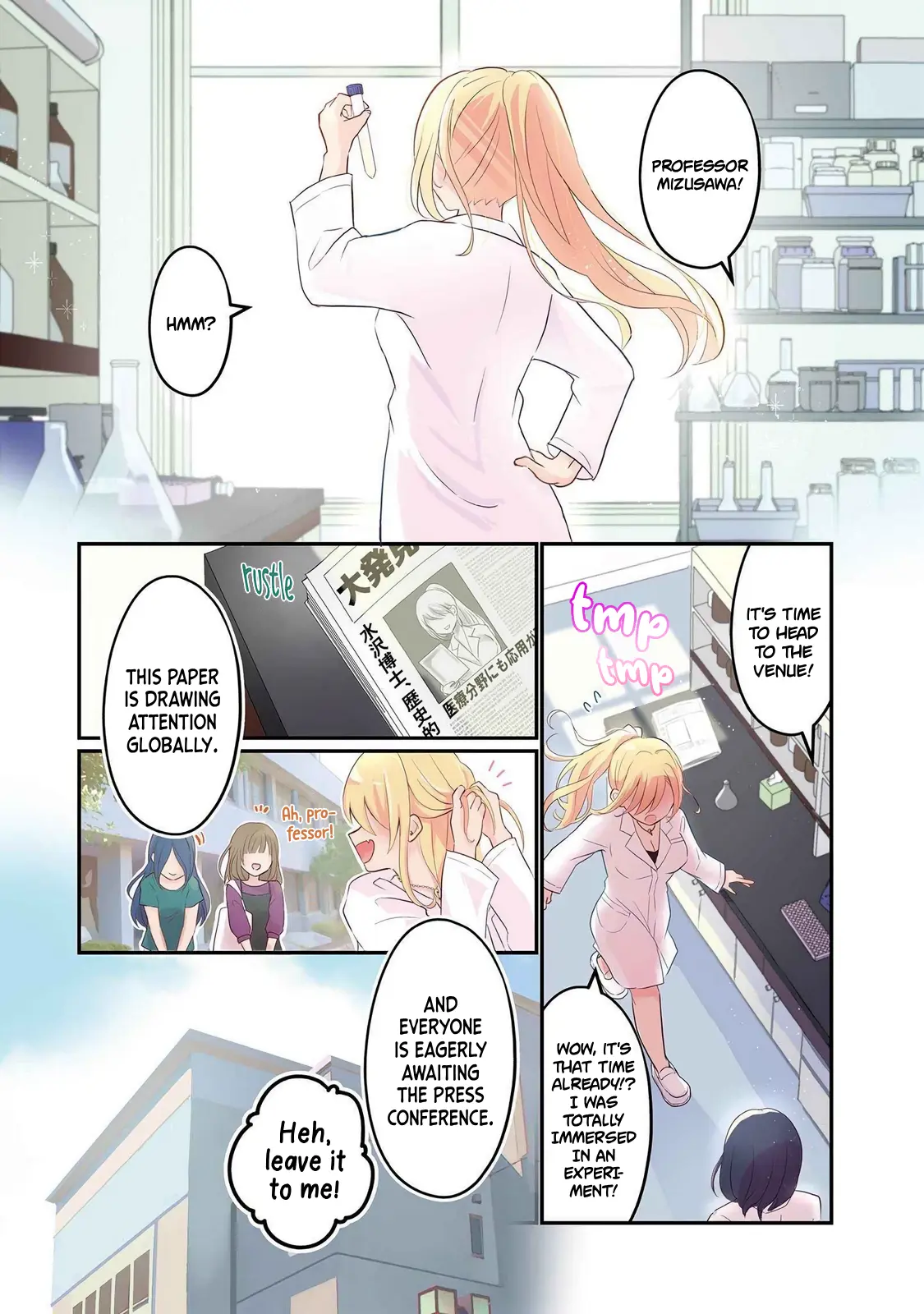 Lalalab☆ ~Gal To Kagaku To Seishun To!~ - Vol.1 Chapter 1: My Dream Is To Be A Super Amazing Scientist!