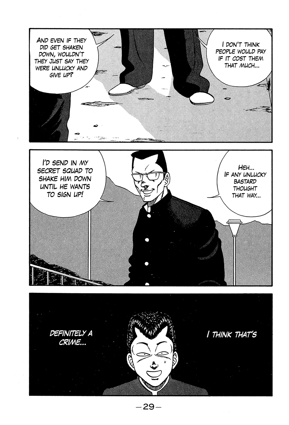 Be-Bop-Highschool - Vol.29 Chapter 190: The Broke Boss' Exaggerated Delusions