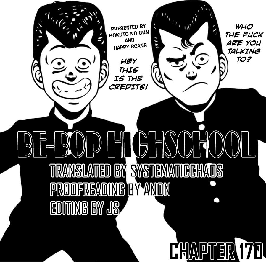 Be-Bop-Highschool - Vol.24 Chapter 170: The Delinquent Youth's Right Side Up