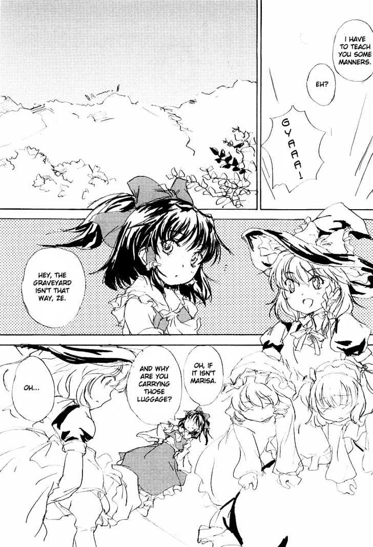 Touhou Sangetsusei: Strange And Bright Nature Deity - Vol.0 Chapter 2 : A Miko Without Hesitation