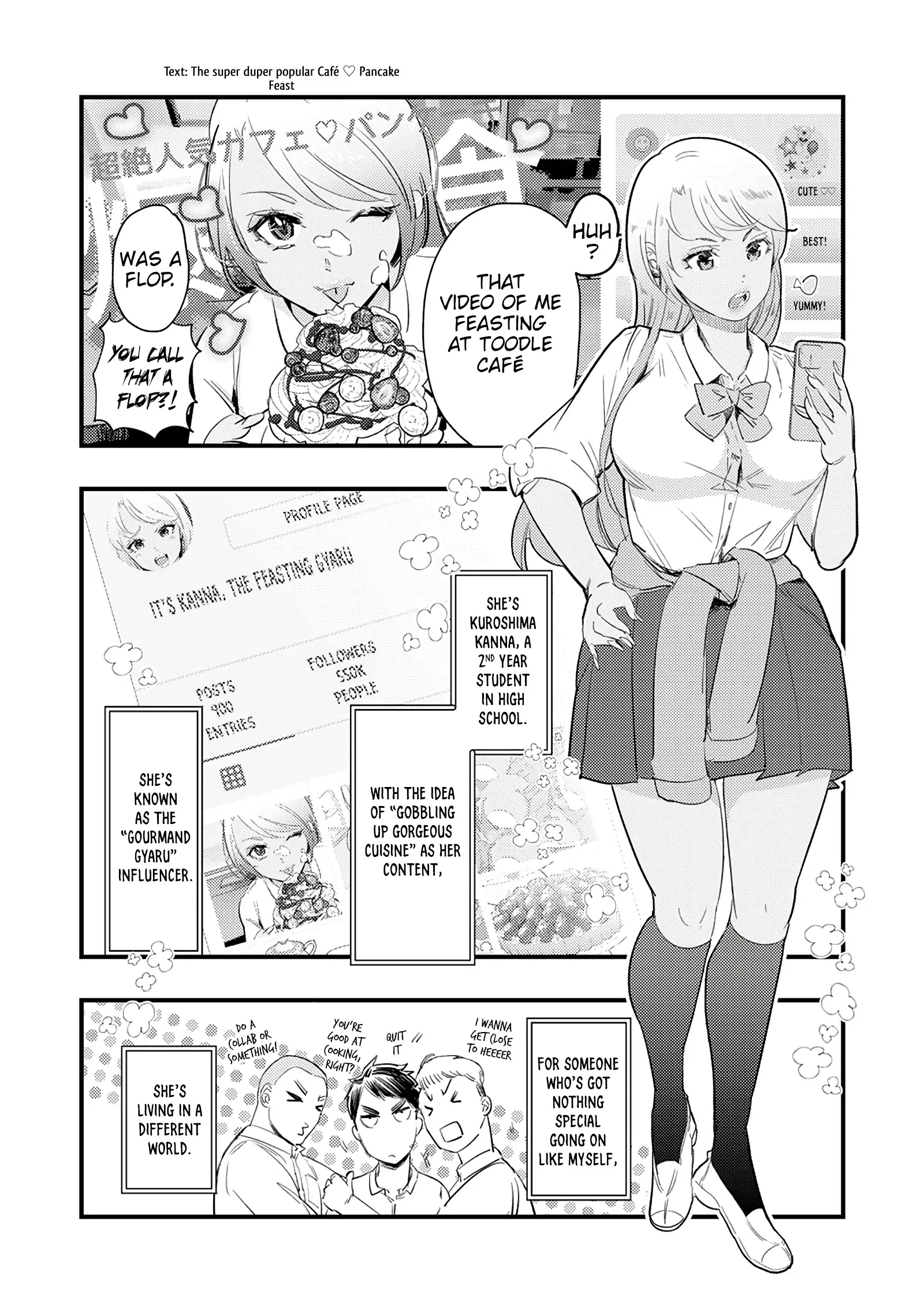 Gyaru Ni Koisuru 5 Byou Mae Anthology Comic - Vol.1 Chapter 5: Munching ♡ Kanna-Chan ~A Recipe For Making Gyaru Fall In Love With You~