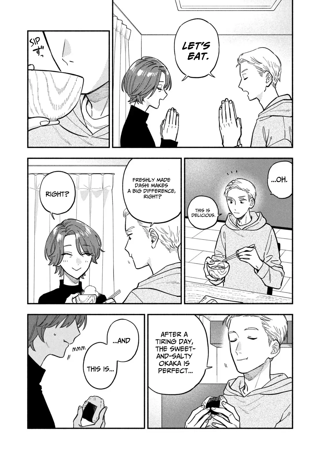 A Rare Marriage: How To Grill Our Love - Vol.12 Chapter 102: Rice Balls And Miso Soup With Special Daichi