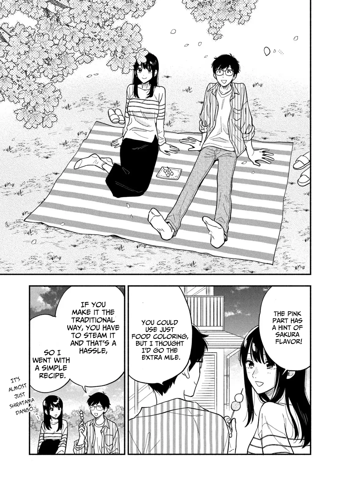 A Rare Marriage: How To Grill Our Love - Vol.12 Chapter 104: Hanami With Three-Colored Dango