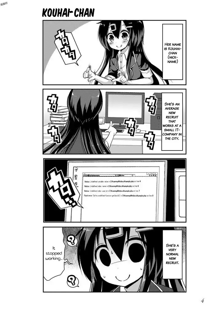 Ikinokore! Shachiku-Chan ~Kouhai-Chan Ota Katsudou-Ki~ - Chapter 1