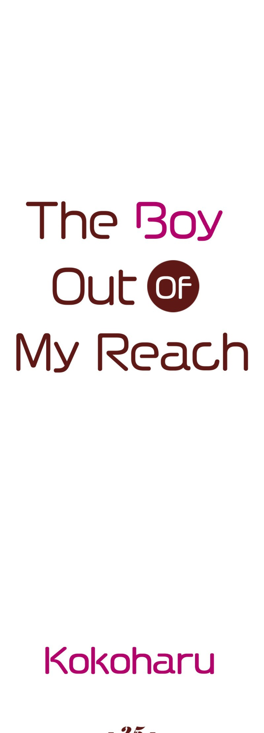 The Boy Out Of My Reach - Chapter 25