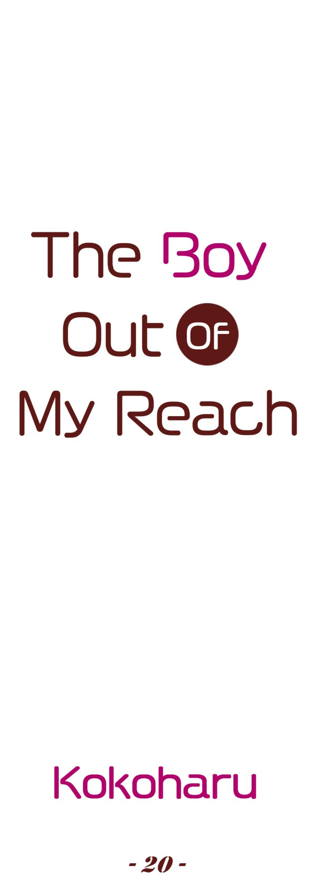 The Boy Out Of My Reach - Chapter 20