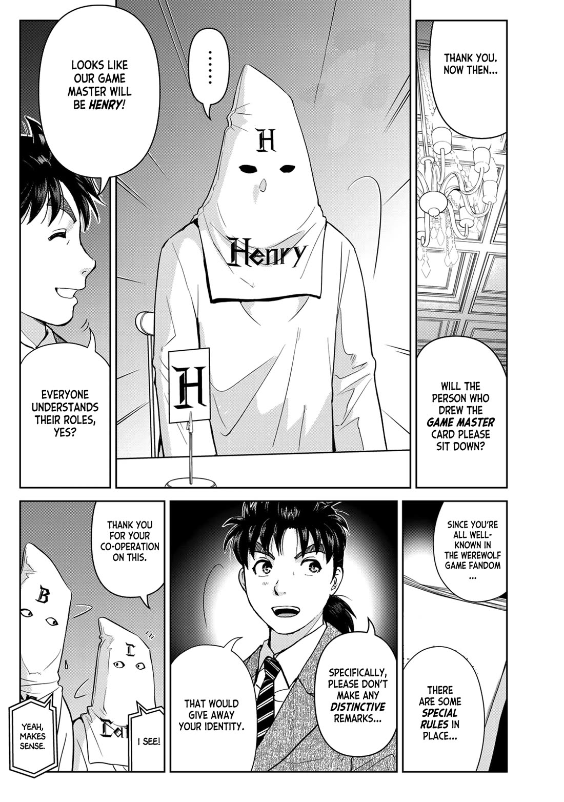 Kindaichi 37-Sai No Jikenbo - Chapter 98: Werewolf Game Murder Case (Part 2)