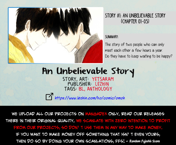 An Unbelievable Story - Chapter 3: An Unbelievable Story