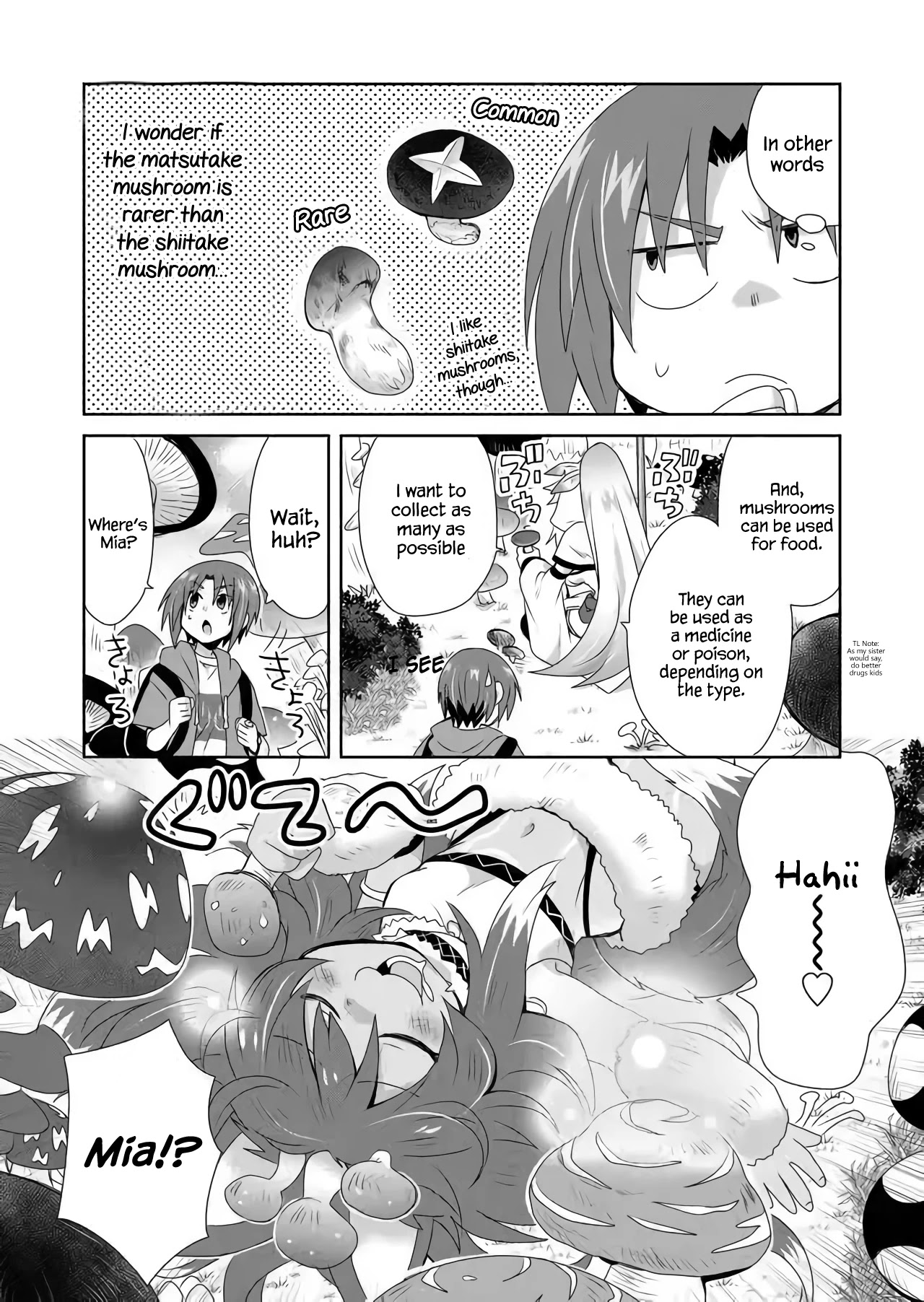 Zettai Ni Yatte Wa Ikenai Isekai Shoukan - Chapter 18: Concerning A Mushroom Party