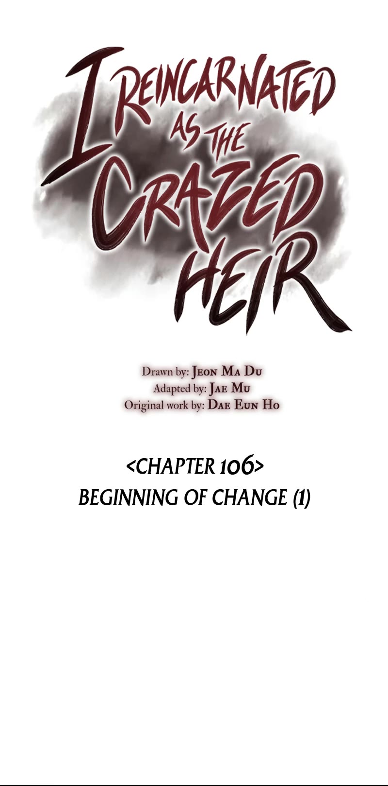 I Reincarnated As The Crazed Heir - Chapter 106