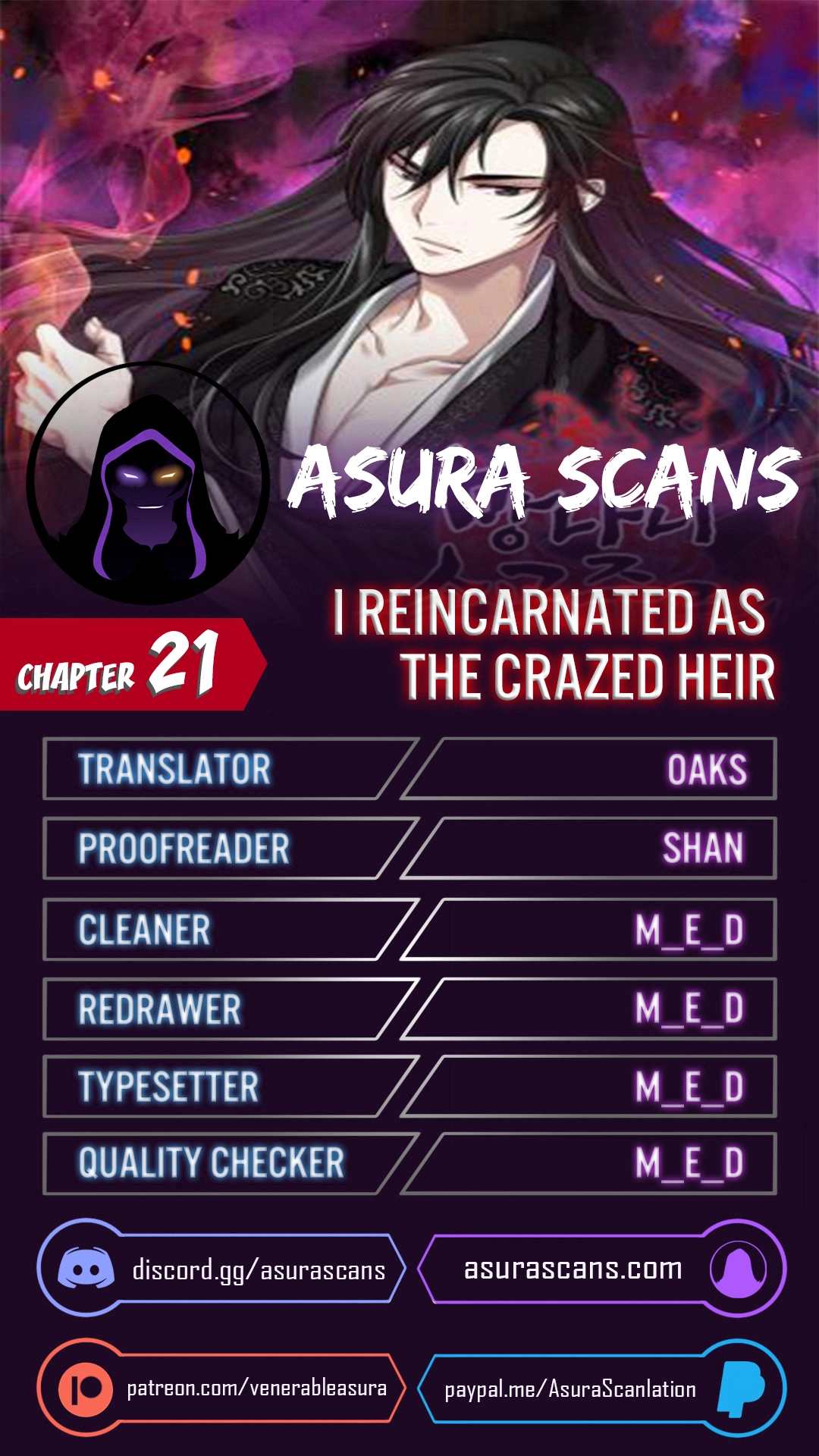 I Reincarnated As The Crazed Heir - Chapter 21