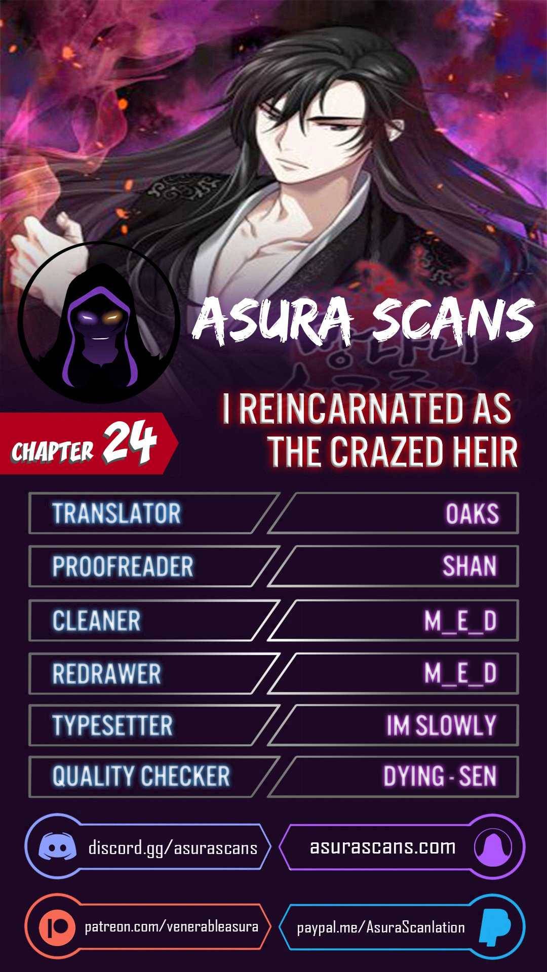 I Reincarnated As The Crazed Heir - Chapter 24