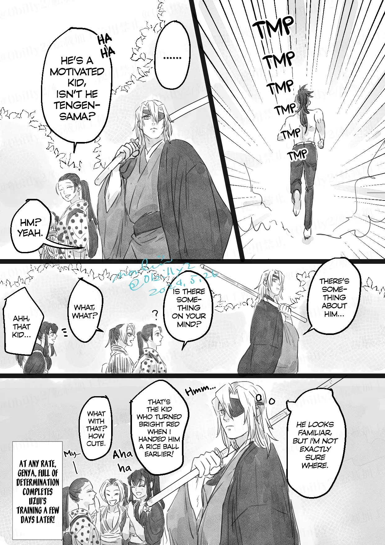 Kimetsu No Yaiba - Genya Doujins - Chapter 39: (By: Nonbiri) - Uzui's Pillar Training Ft. Genya