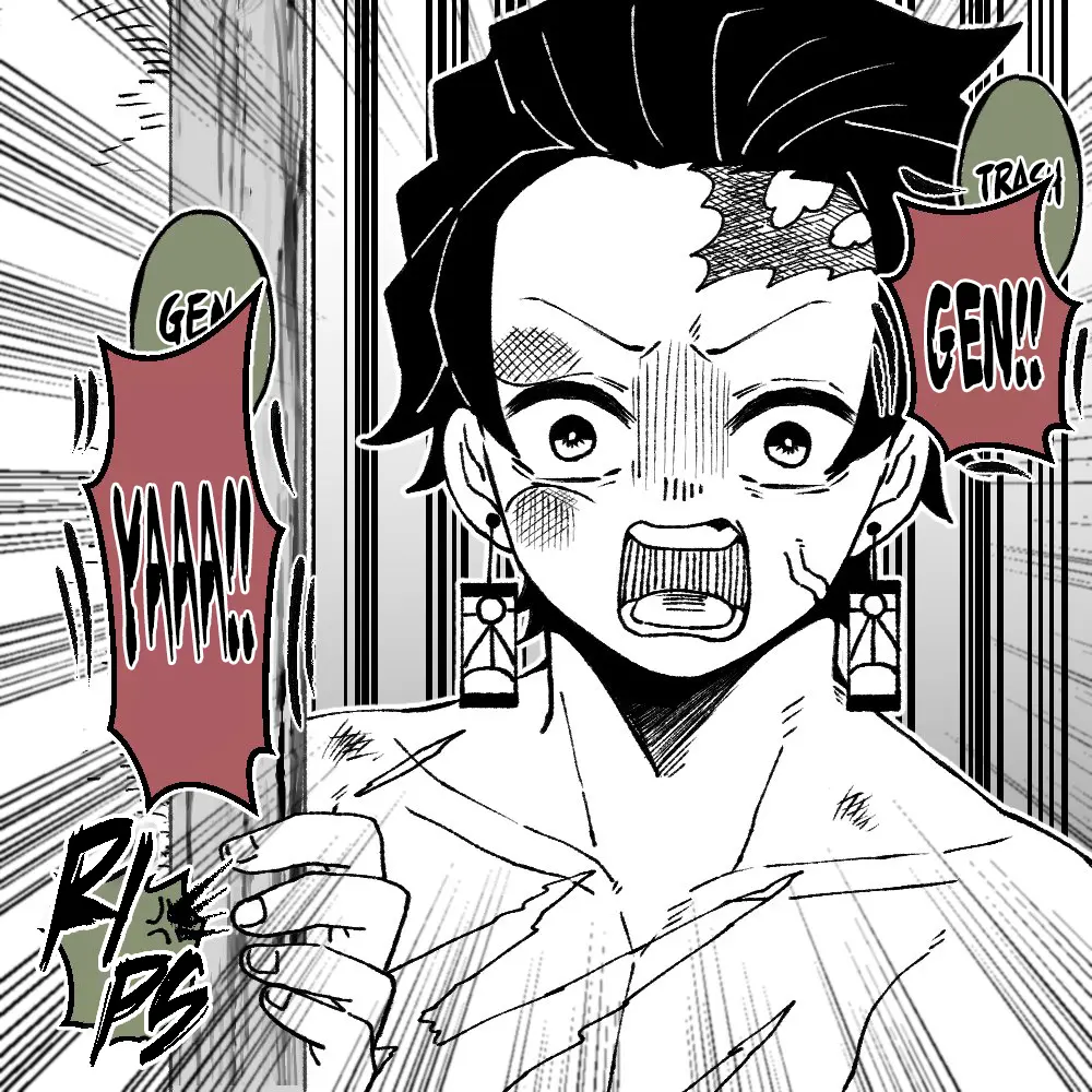 Kimetsu No Yaiba - Genya Doujins - Chapter 46: (By: Kuriharaくりはら) - Chapter 133 Parody 4 (Various)