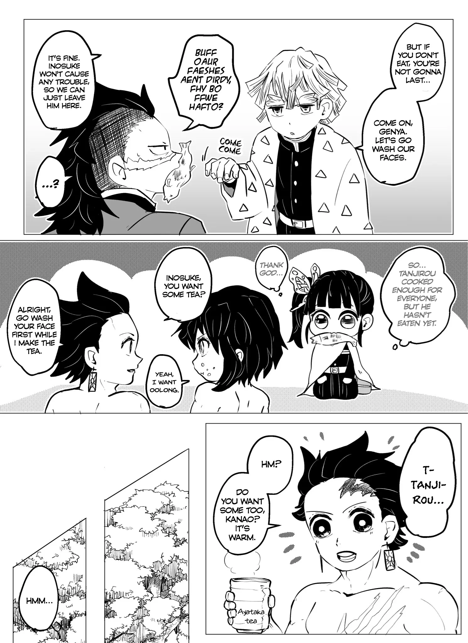 Kimetsu No Yaiba - Genya Doujins - Chapter 45: (By: Yunchi) - Lunchtime