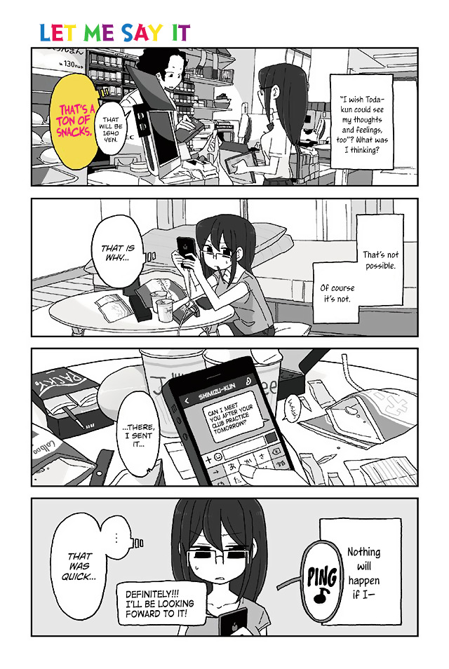 Mousou Telepathy - Chapter 312 : Let Me Say It